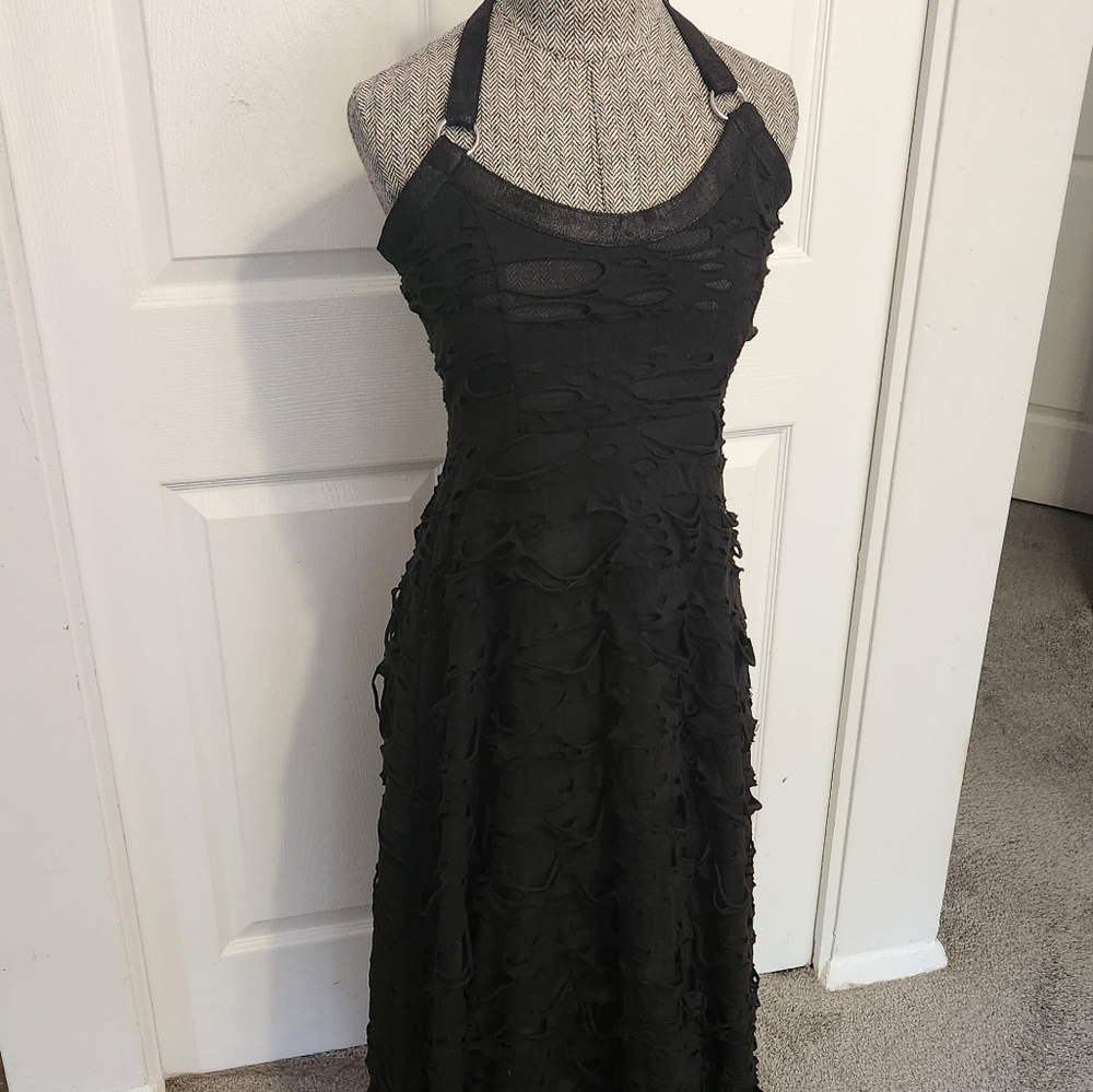 Killstar Nightwire halter dress